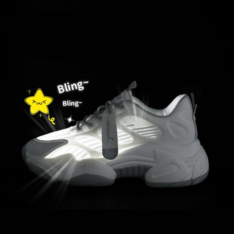 White Sneakers Women Shoes Ulzzang Chunky Sneakers Platform Vulcanize Shoes Woman Tenis Feminino Breathable Mesh Dad Shoes