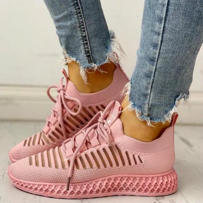 Women Vulcanized Summer Running Shoes 2020 Female Slip on Sneakers Mesh Breathable Sports Shoes Women's Athletic Footwear