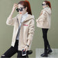Fleece Thickened Faux Lamb Wool Coat Women's Short Korean Style Loose Autumn and Winter Hooded Top
