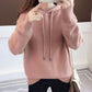 Casual Winter Coat Sweater Fashion Jacket Fleece Wear Both Sides Long Sleeve Faux Fur Coat