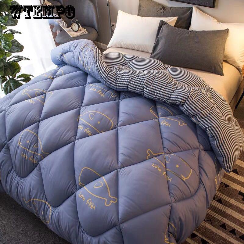 Winter Quilt Fashion Home Quilt Quilt Thickened Winter Is Warm Double Quilt Student Dormitory