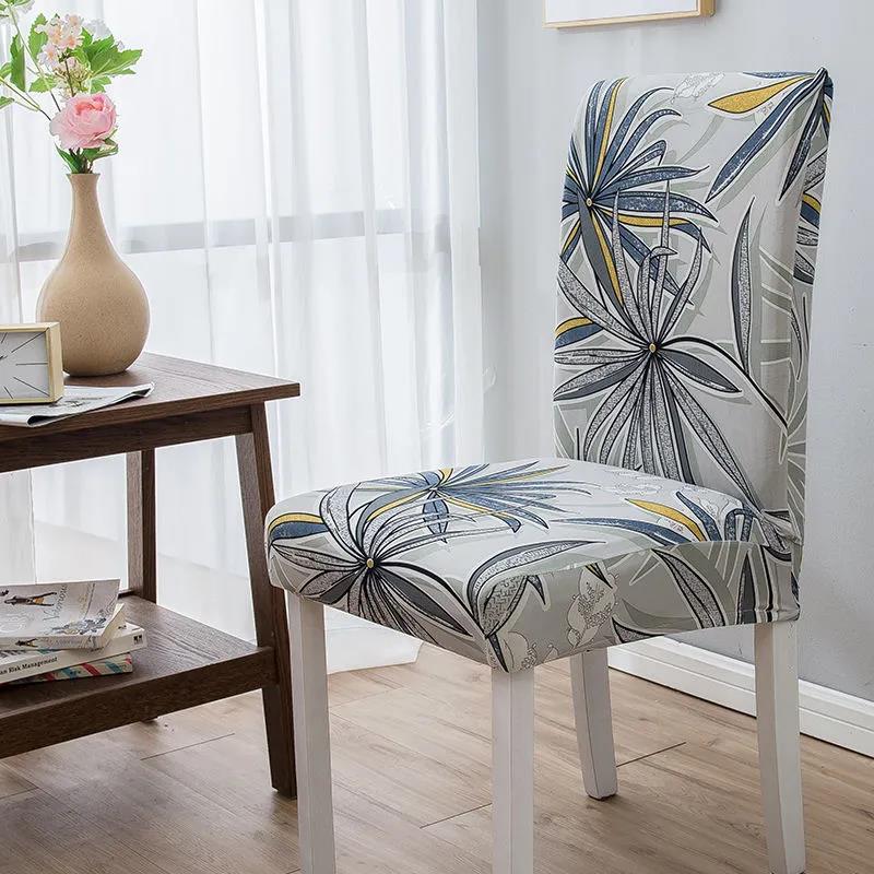 Dining Chair Cover Elastic All-inclusive Universal Chair Cover Chair Home Fabric Protective Cover Cover Decoration
