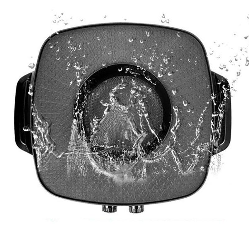 1800W Heat Pot BBC Machine Multi-purpose Small Heat Pot Fried Steak Pan Smokeless Nonstick Grill Pan for Family