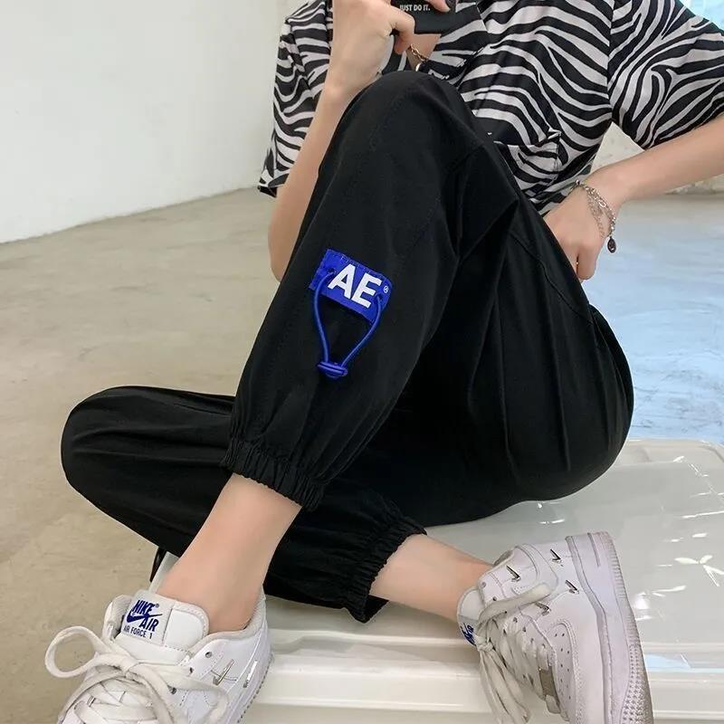 WTEMPO Casual  Active Pants Women Elastic Waist Joggers Sport Long Sweatpants Loose Casual Baggy Trousers