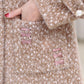 Winter Fashion and Elegant Women's Cotton Coat Mid-length Mink Velvet Thick Warm Fur Coat