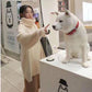 Large Size Turtleneck Sweater Women Autumn and Winter Mid-length Sweater Women Loose Korean Style Outer Wear All-match