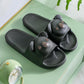 WTEMPO Slippers Women Cartoon Koala Thick Bottom Soft Lightweight  Non-slip Beach Bedroom Home Bathroom
