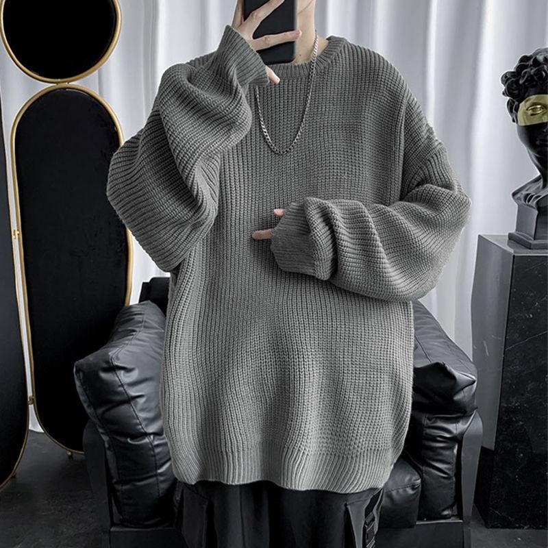 Winter Warm and Comfortable Loose Sweater Men's Versatile Thickened Bottoming Sweater