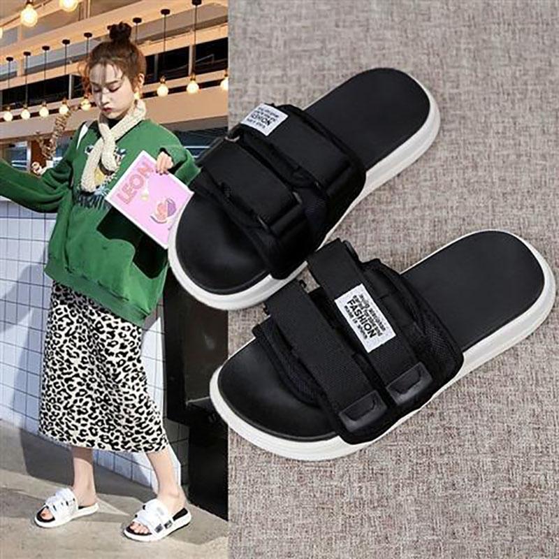 Wear Student Non-slip Men's Slippers Outside Summer Casual Soft-soled Slippers Couple Beach Shoes