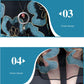 Women's Stitching Mesh Embroidery Sweater Dress Women's Large Size Loose Long A-line Knitted Dress High-end Pullover Sweater Outwear Autumn Winter