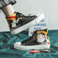 Trendy wild classic shoes men's large size casual shoes high-top canvas shoes men