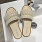 Fairy Style Slippers Women's Outer Wear Summer Pearl Sandals and Slippers Fashion Flat Non-slip