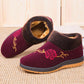 Women's Winter Plus Velvet Padded Cotton Shoes Non-slip  Short-tube Mother's Cotton Boots