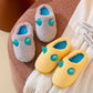 Children's Cotton Slippers Autumn Winter Indoor Warmth Non-slip Cute Baby Half-coated Slippers for Girls