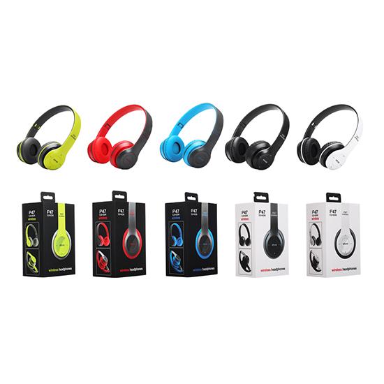 Wireless Headset Bluetooth Foldable Earphone with Mic FM Radio Strong Bass Music For Phone Pad PS4