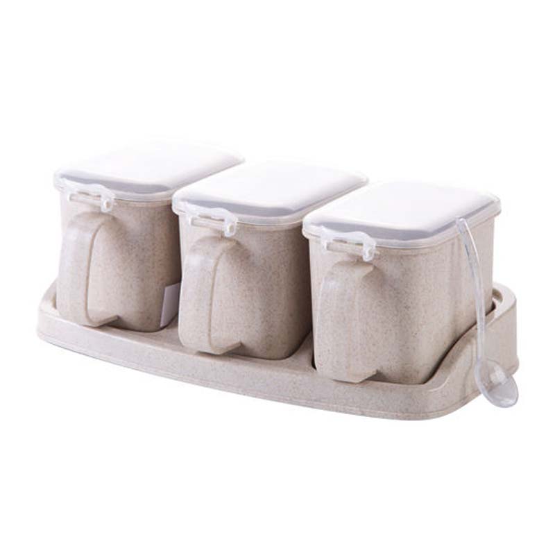 Two Color Home Cooking Seasoning Storage Box Outdoor Barbecue Tuning Storage Box