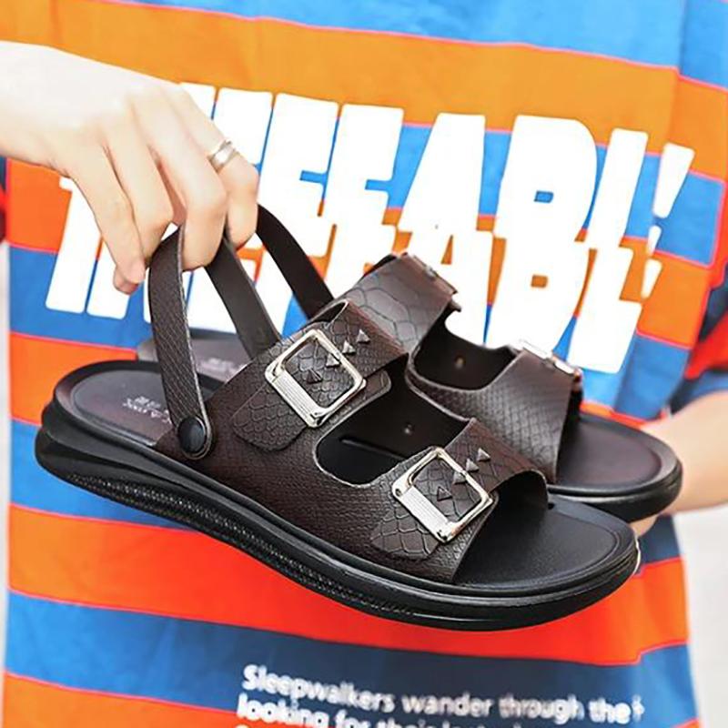 Sandals Men's Slippers Men's Summer Sandals and Slippers Korean Beach Shoes Outdoor Shoes