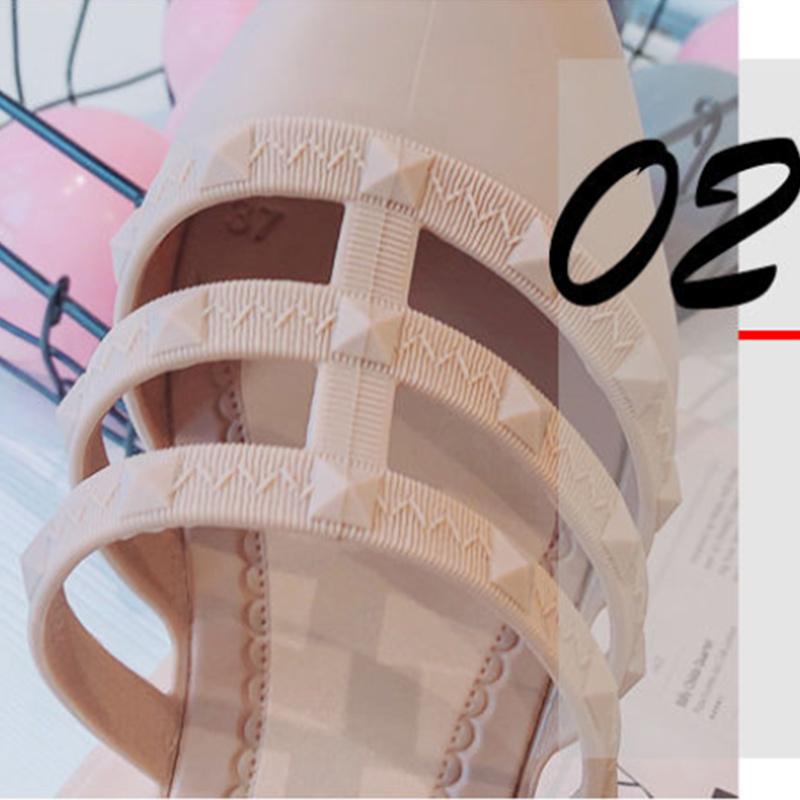 Summer Lazy Casual Fashion Thick Heel Sandals Girls Pointed Wedge Heels Outside Wear Beach Shoes