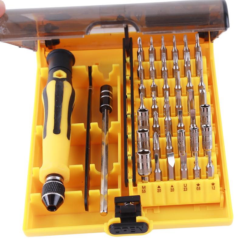 45-in-1 Multi-function Mobile Phone Computer Multi-purpose Precision Repair and Disassembly Tool Screwdriver Set