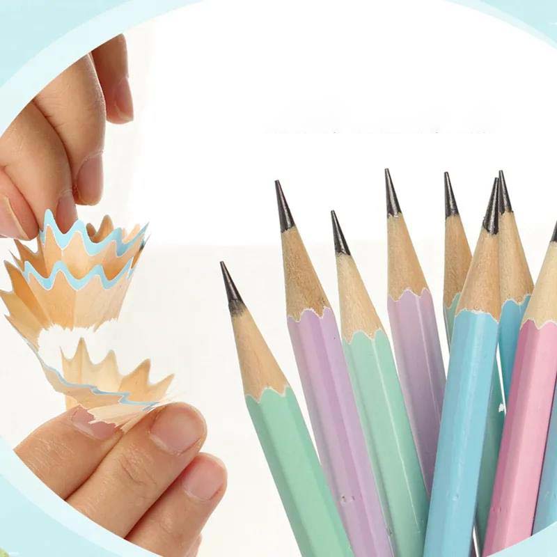 Pencils 30 Barrels of Safety Non-toxic Pencils Student Writing Hexagonal Stick HB2B Pencil