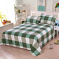 Home Textiles Cotton Fabric Good Breathability Easy To Wash Three-piece Foldable Bedding One-piece Bed Linen Two Pillowcases