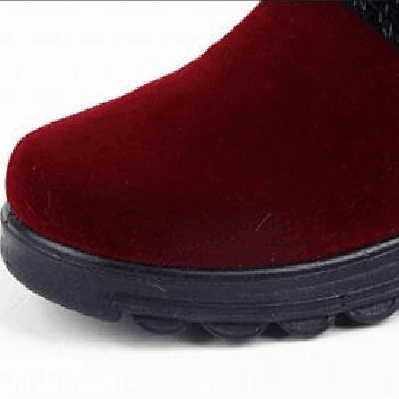 Winter Plus Velvet Thick Warm Women's Shoes Non-slip Middle-aged and Elderly Grandma Cotton Shoes Cotton Boots