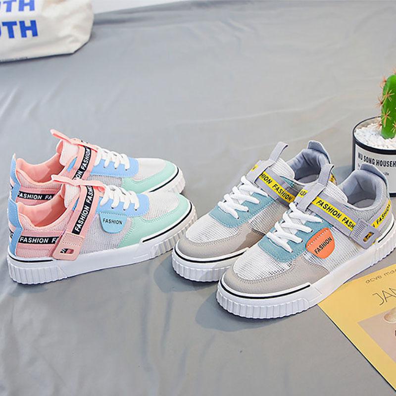 Mesh Summer Women's White Shoes Student Korean Style Breathable Casual Sports Sneakers