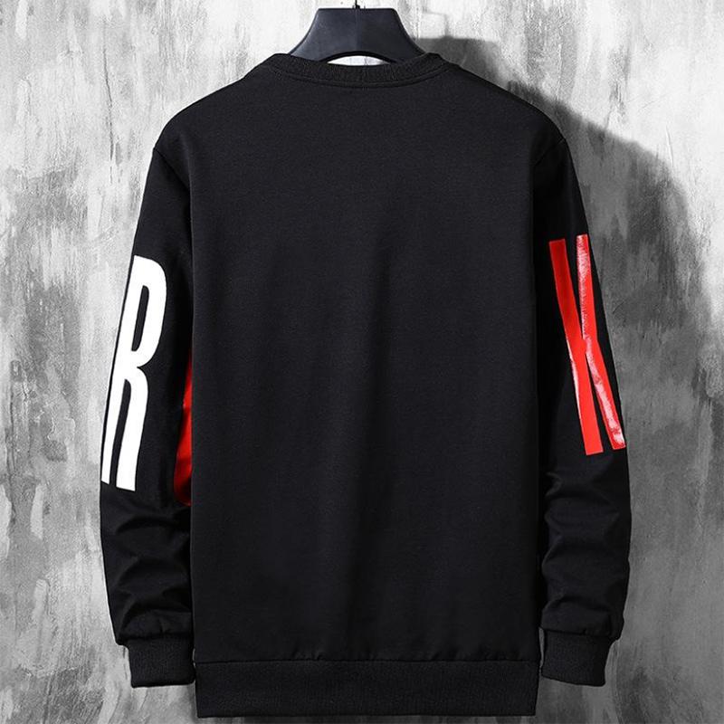 Men's Sweater Plus Size Fleece Warm Sweatshirts Loose Sports Sweater Mens Autumn