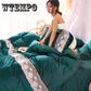 4pcs Home Bedding Sets Bed Linen Duvet Cover Flat Sheet Bedding Set Winter King Queen,bed Set 2019
