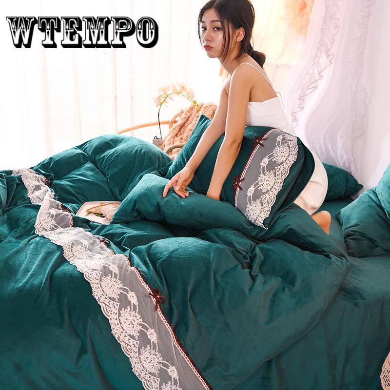4pcs Home Bedding Sets Bed Linen Duvet Cover Flat Sheet Bedding Set Winter King Queen,bed Set 2019