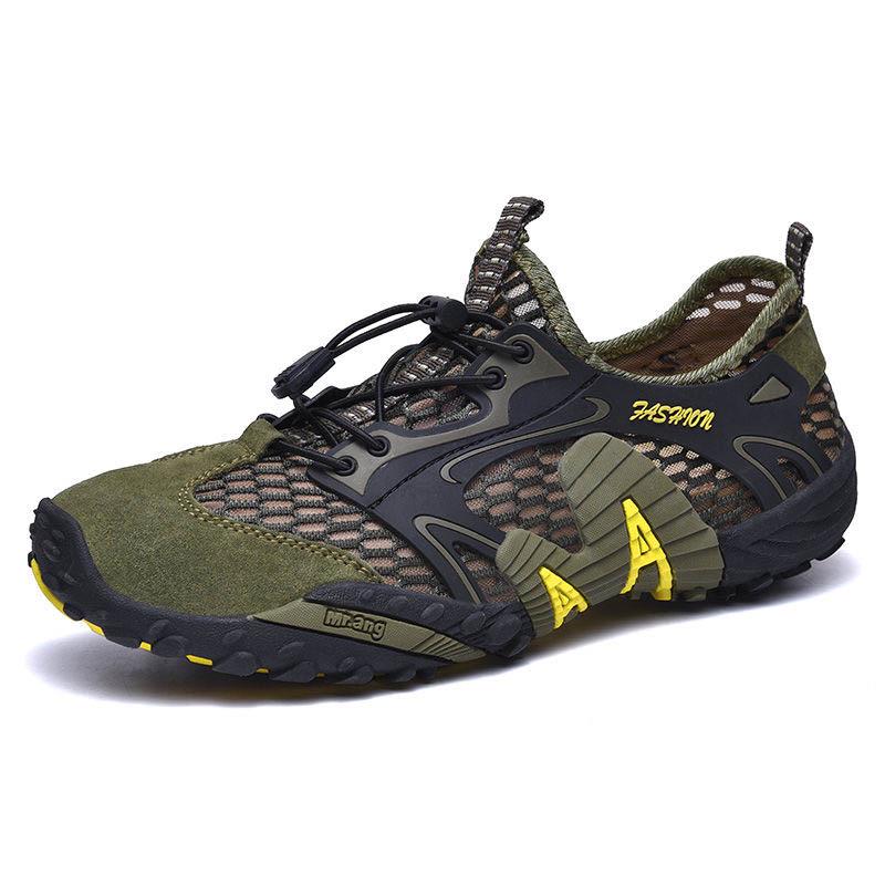 Plus Size 38-48 Summer Men Sneakers Hiking Shoes Lightweight Breathable Basketball Running Shoes Deodorant Waterproof Mesh Shoes