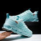Blade Fly Knit Sneakers Fish-scale Pattern Men's Shoes Mesh Sports Breathable Coconut Shoes