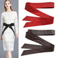 2.5/4cm Width Bow Tie Belt Waist Rope Thin Fur Belt PU Leather Belt Women's Wide Coat Leather Belt Dress Belt