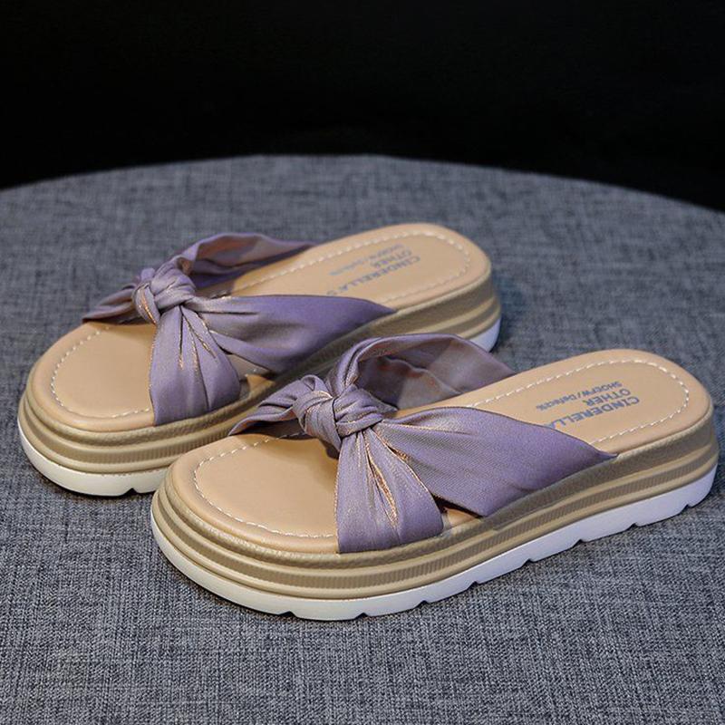 Thick-soled Slippers Women's Summer Wear Non-slip Slippers Increase Girls' Sandals and Slippers