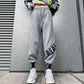 Fried Street Brand Personality Guardian Pants Women's Spring and Autumn Loose Binding Feet Thin Wide Leg Pants Casual Hip Hop Sports Pants Trend