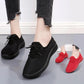 Old Beijing Cloth Shoes Women's Shoes Flat-soled Single Shoes Casual Work Shoes Female Black Soft-soled Dancing Net Shoes Mother Shoes Non-slip