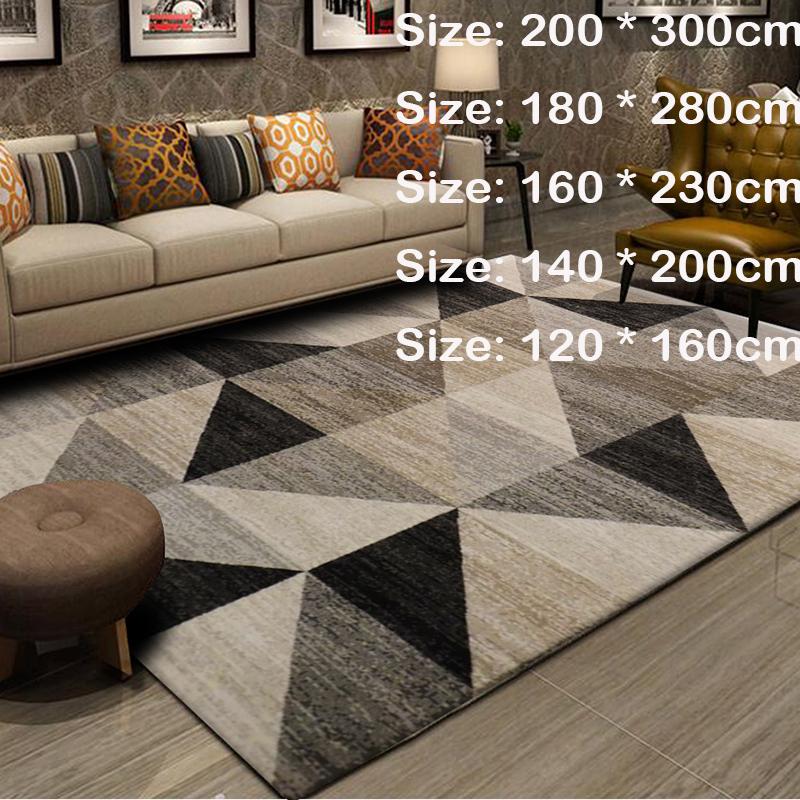 Sofa tea table blanket simple bedroom room carpet geometric style rug home rug living room