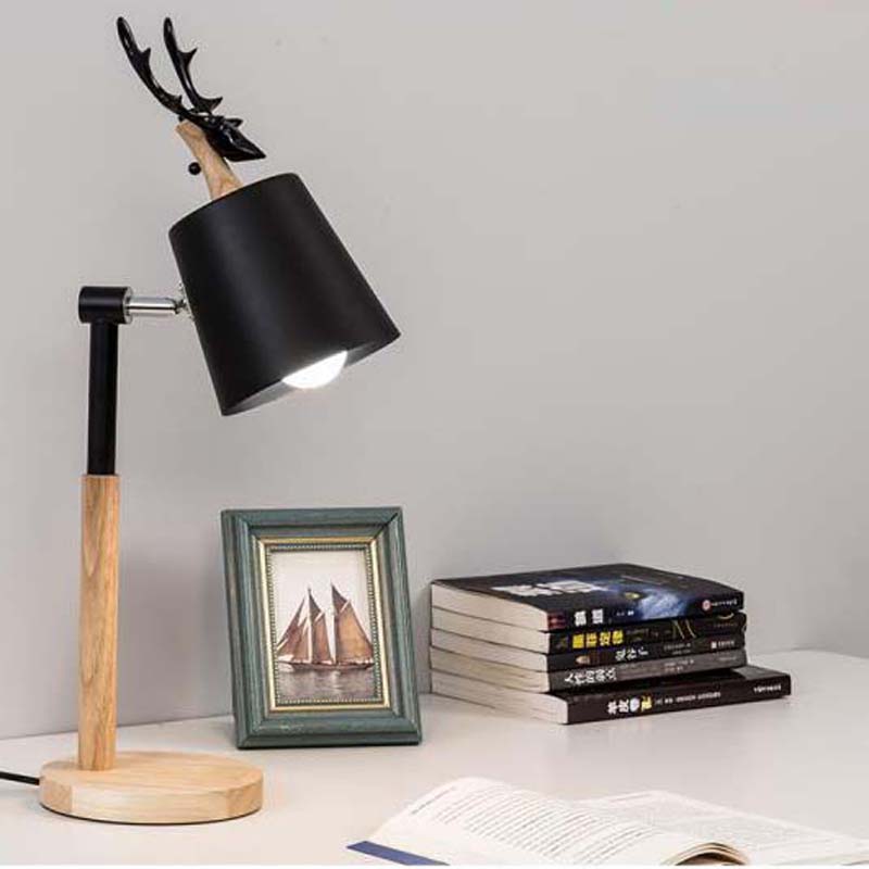 Eye Protection Desk Small Table Lamp Bedroom Bedside Plug-in Creative Simple Table Lamp