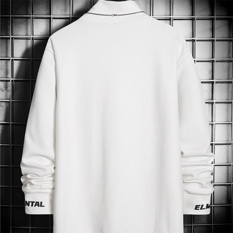 Plus Velvet Autumn and Winter Sweater Men's High-neck Loose Keep Warm and Self-cultivation German Velvet Long-sleeved Sweatshirts Men