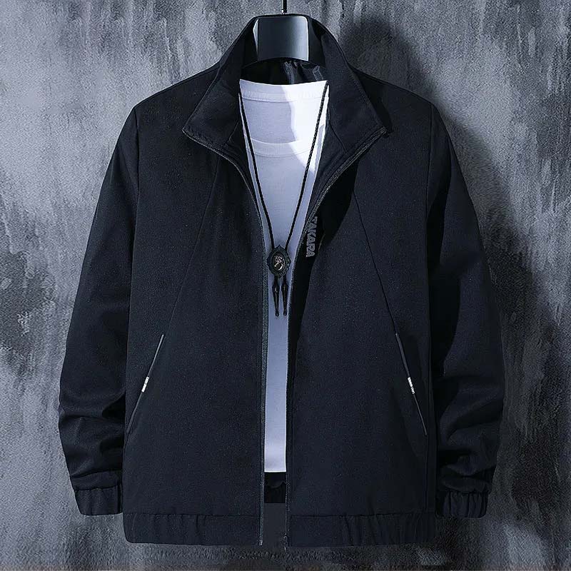 Jacket Men's Spring and Autumn Middle-aged and Young Casual Slim Trend Trend Men's Tops Jackets Clothes Men
