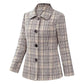 Mother's Woolen Coat Spring and Autumn Women's Short Small Suit Middle-aged and Elderly Woolen Top