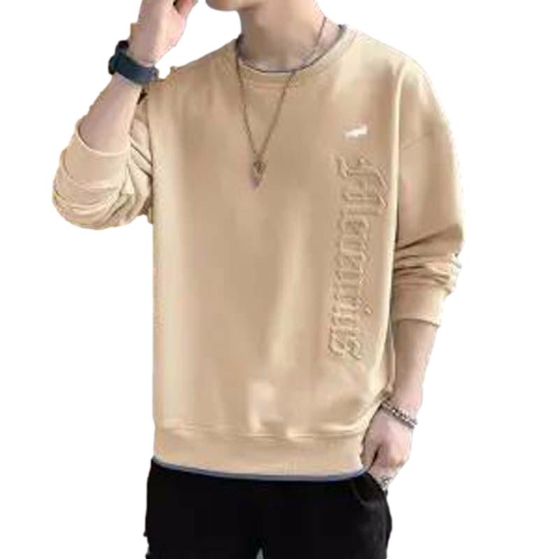 Sweater Men's Spring and Autumn Loose Tide Fashion Student Round Neck Clothes All-match Long-sleeved T-shirt