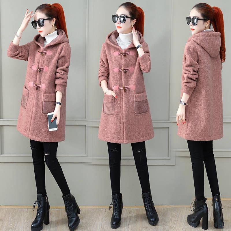 Women Coat Autumn Winter Faux Fur Jacket Coat Women Plush Overcoat Ladies Long Sleeve Open Stitch