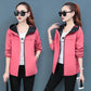 Autumn and Winter Models Double-sided Wear Loose and Versatile Short Long-sleeved Hooded Plus Size Jacket Women's Jacket