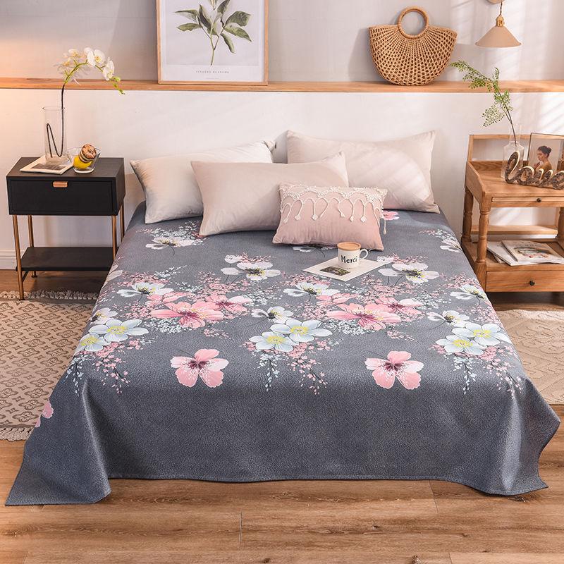 Thickened Household Brushed Bed Sheet Skin-friendly Bed Sheet Double Single Large Pattern