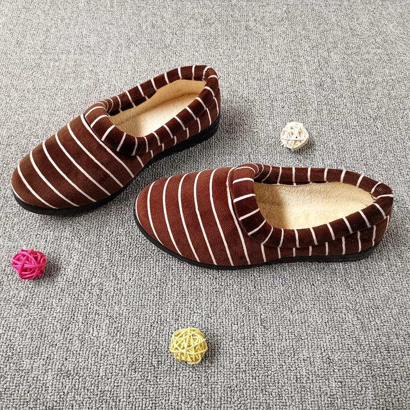 Women's Cotton Shoes Women's Winter Beijing Craft Cloth Shoes Home Shoes Indoor Casual Soft Sole Leopard Print