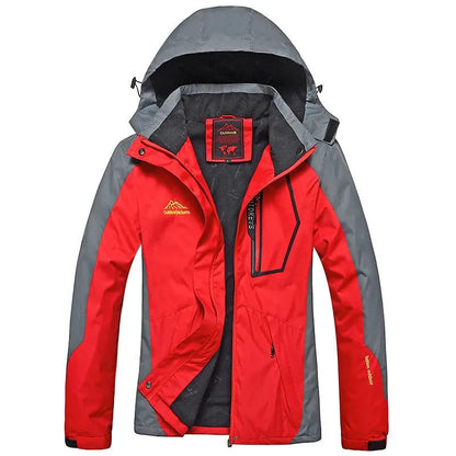 Large Size Autumn/winter Thin Jacket, Windproof, Waterproof, Wear-resistant Top, Outdoor Rock Climbing and Fishing Clothing for Female