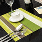 16pcs Washable Table Mats Non-slip Heat-insulation PVC Placemat for Dining Table Kitchen Accessories