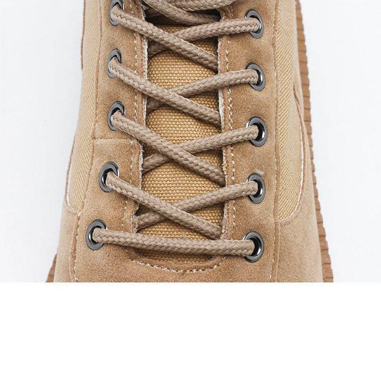 Boots Men Outdoor Sneakers Lace Up Non-slip Shoes High Top Fashion Casual Shoes Male Martin Boots