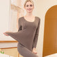Women Long Sleeve Thermal Underwear Winter Thicken Tight Suit Sexy Pajamas Autumn Windproof High Elasticity Slim Body Comfortable Breathable Wearable